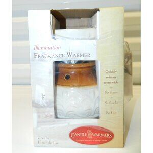 Illumination Fragrance Warmer Fleur De Lis Design With Cranberry Spice Wax Melts